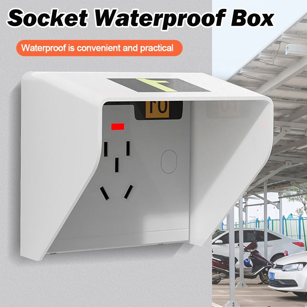 Outdoor Power Outlet Cover - New Plastic Socket Waterproof Box 86