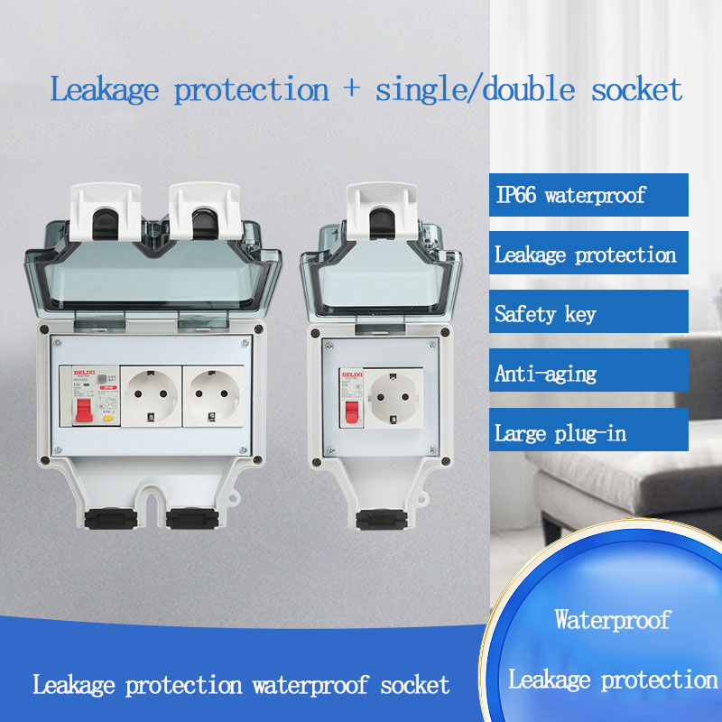 Outdoor Power Strip - Outdoor Waterproof Socket 86 Type Waterproof