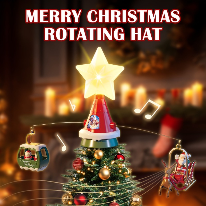 Christmas Tree Top Rotating Ca - огляд і ціна Outdoor Power For Christmas Lights