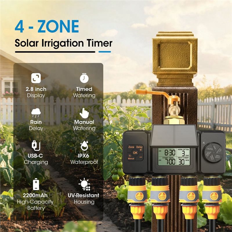 ABBO-BSP3/4 Compatible Solar P - огляд і ціна Power Zone Outdoor Timer