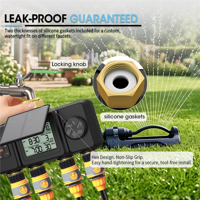 ABBO-BSP3/4 Compatible Solar P - огляд і ціна Power Zone Outdoor Timer