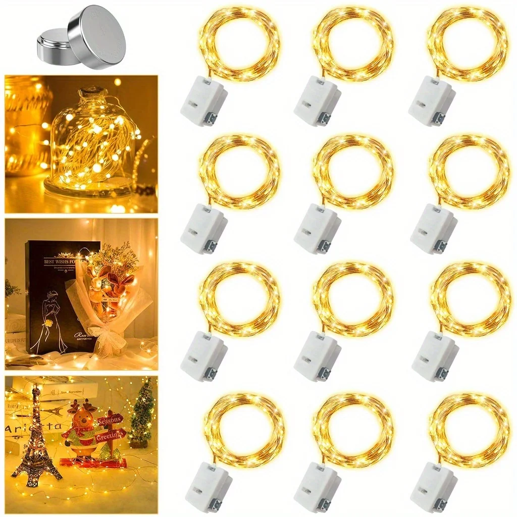 10 Pack Waterproof Mini Fairy  - огляд і ціна Outdoor Power For Christmas Lights
