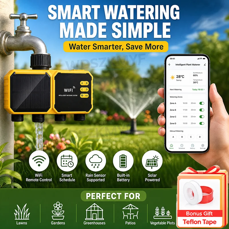 Smart 2/4 Zones Solar Powered  - огляд і ціна Power Zone Outdoor Timer