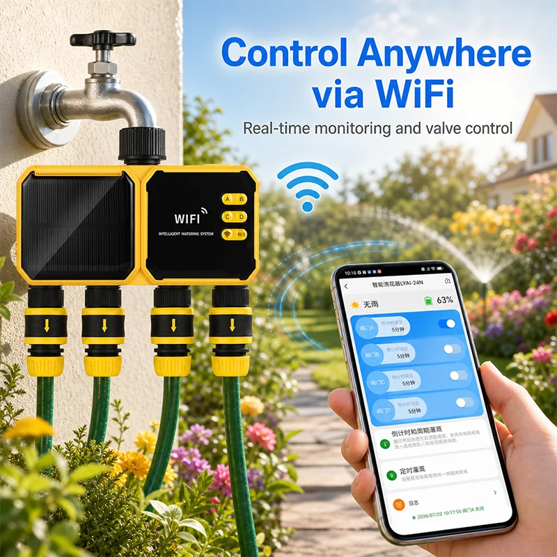 Smart 2/4 Zones Solar Powered  - огляд і ціна Power Zone Outdoor Timer