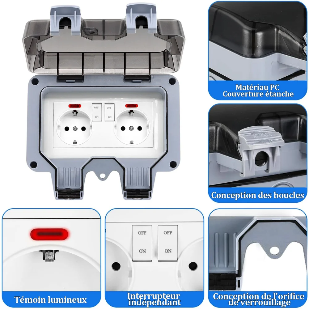 European-Style Outdoor Socket  - огляд і ціна Outdoor Power Strip