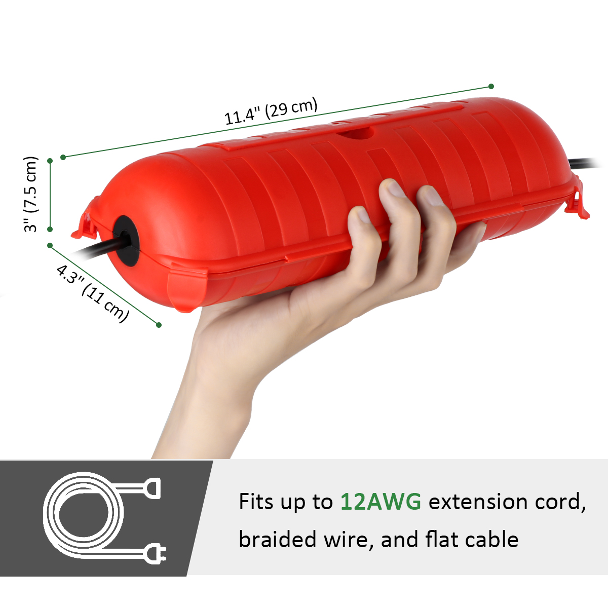 Weatherproof IP54 Outdoor Exte - огляд і ціна Outdoor Power Outlet Cover