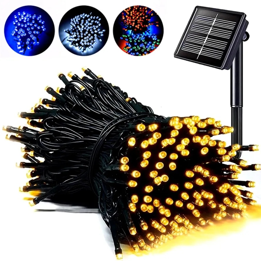 LED Solar Powered Outdoor Fair - огляд і ціна Outdoor Power For Christmas Lights