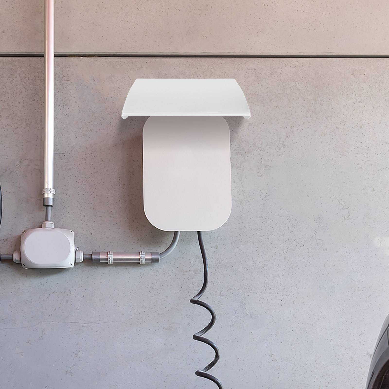 White Outdoor Ev Charging Pile - огляд і ціна Outdoor Usb Power Supply