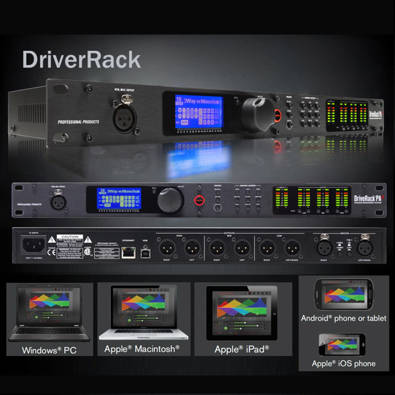 Professional audio processor P - огляд і ціна Outdoor Power Amplifier