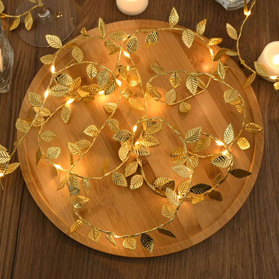 Golden Leaf Rattan Copper Wire - огляд і ціна Outdoor Power For Christmas Lights