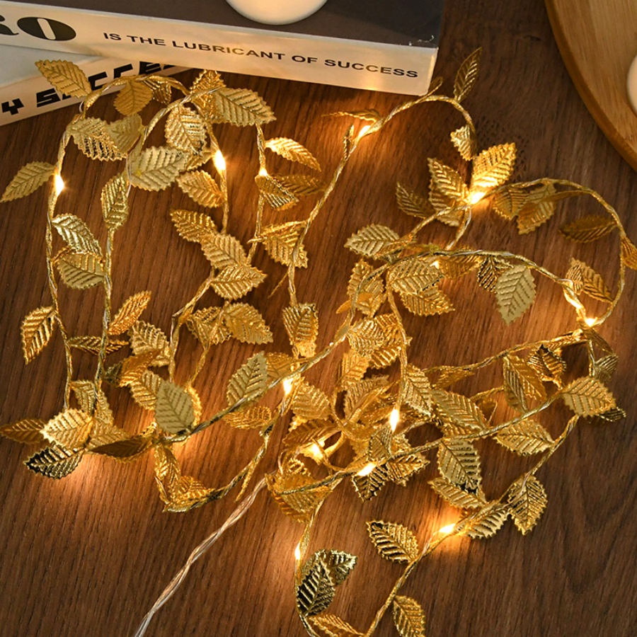 Golden Leaf Rattan Copper Wire - огляд і ціна Outdoor Power For Christmas Lights