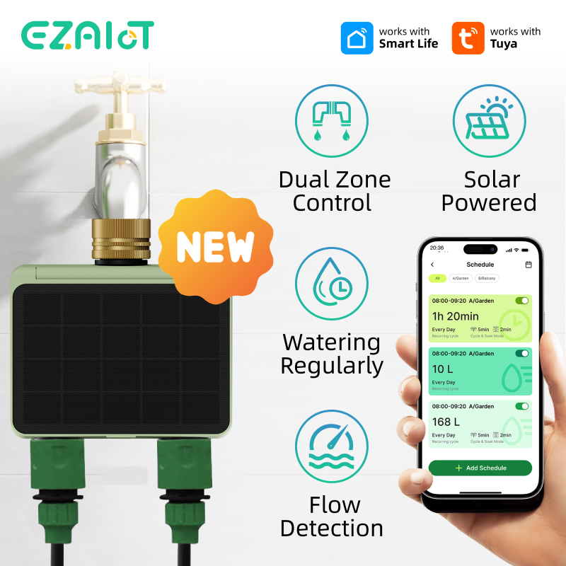 WiFi 2-Zone Automatic Sprinkle - огляд і ціна Power Zone Outdoor Timer