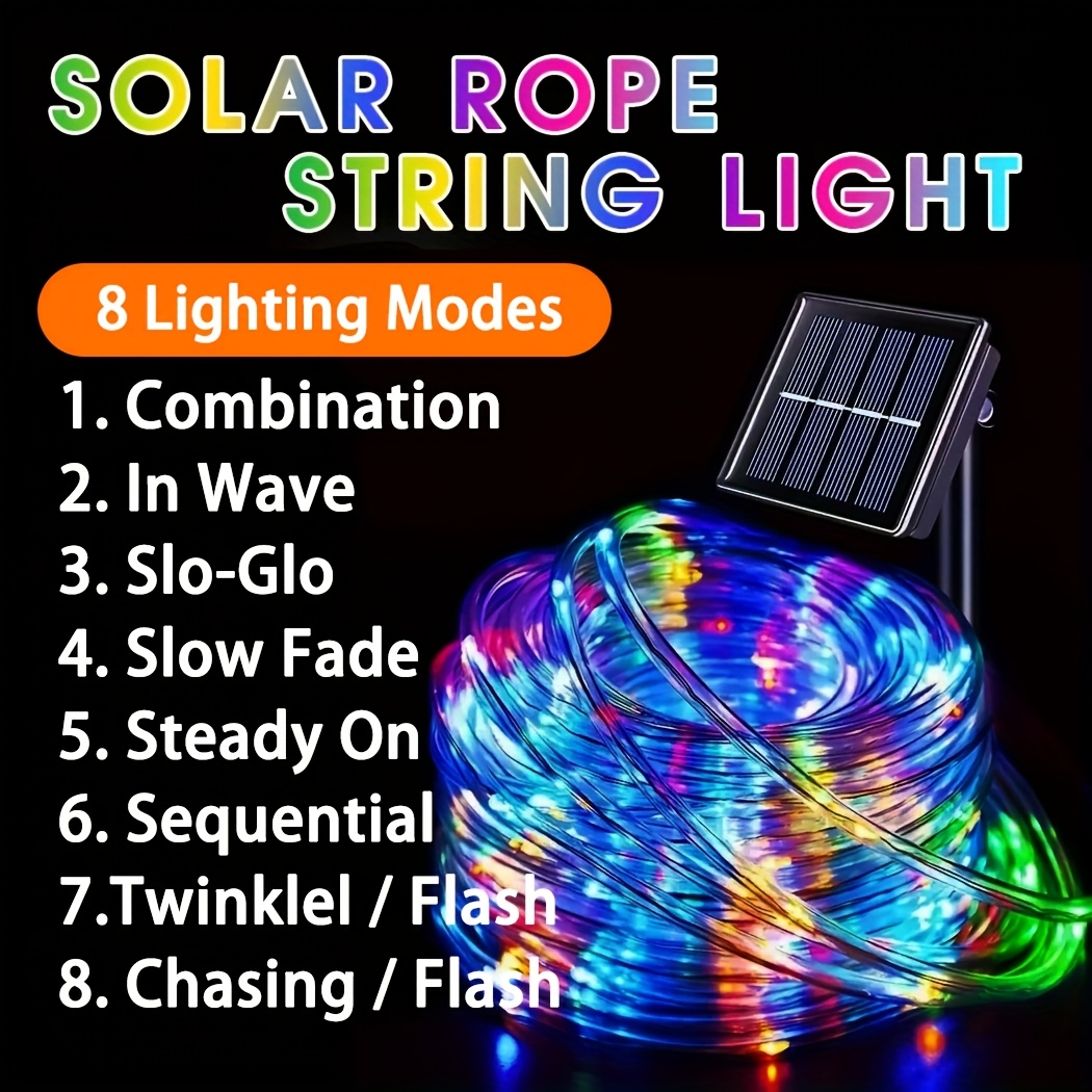Solar Powered Outdoor LED Tube - огляд і ціна Outdoor Power For Christmas Lights