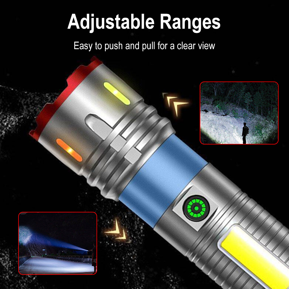 BORUiT Zoomable LED Flashlight - огляд і ціна Outdoor Power Meter Bike