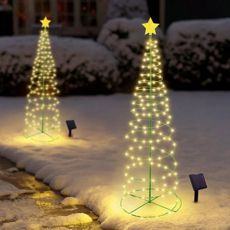 Solar Powered Christmas Tree L - огляд і ціна Outdoor Power For Christmas Lights