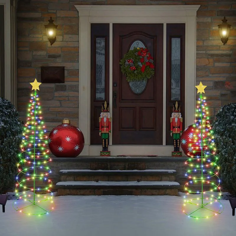 Solar Powered Christmas Tree L - огляд і ціна Outdoor Power For Christmas Lights