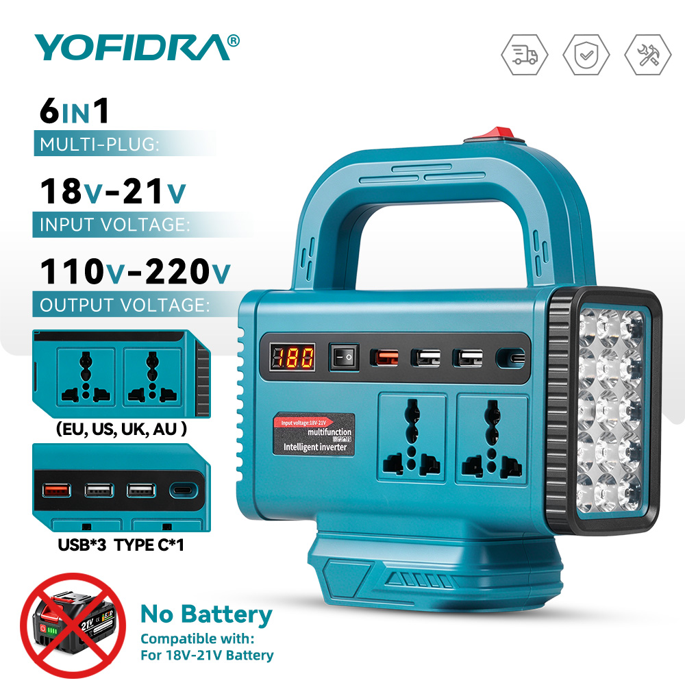 YOFIDRA 220V Portable Power In - огляд і ціна Outdoor Usb Power Supply