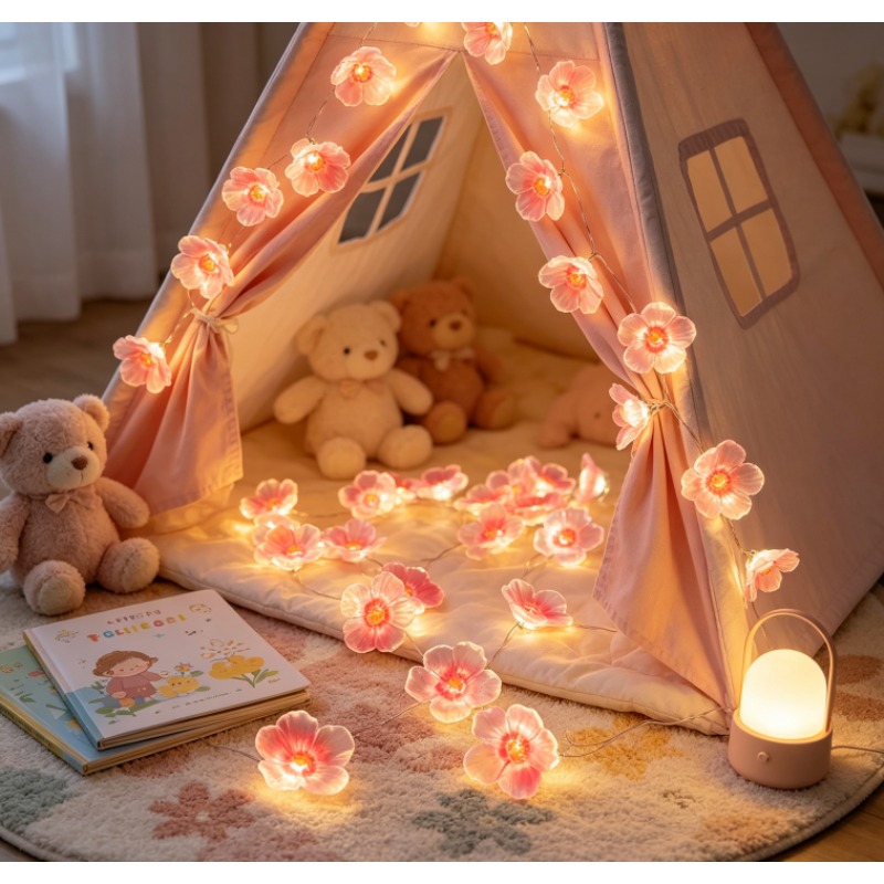 Pink Cherry Blossom LED Fairy  - огляд і ціна Outdoor Power For Christmas Lights