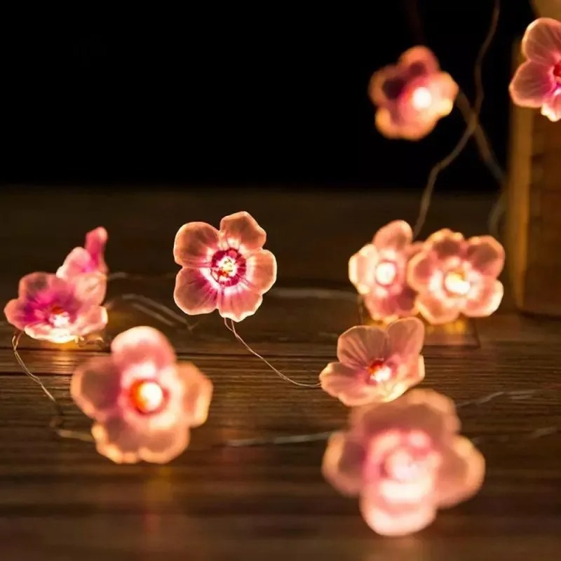 Pink Cherry Blossom LED Fairy  - огляд і ціна Outdoor Power For Christmas Lights