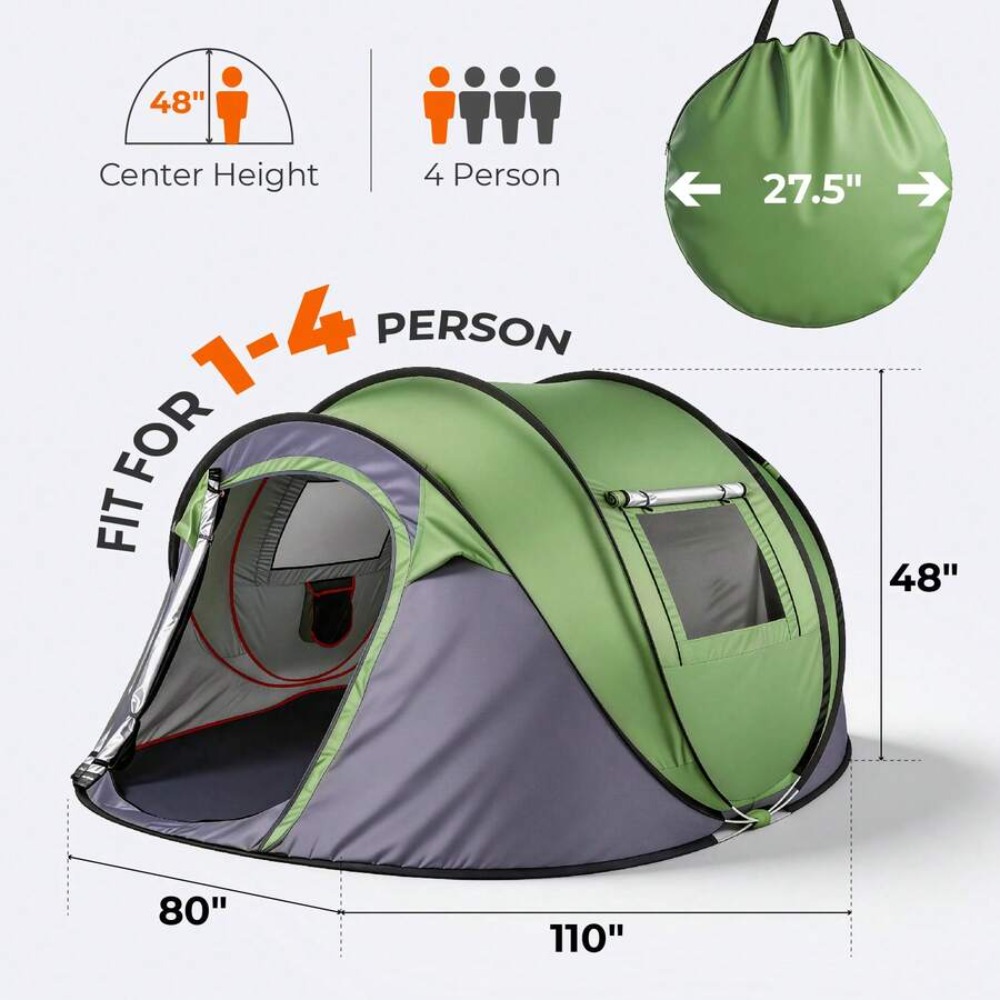 4 Person Pop Up Camping Tent I - огляд і ціна Outdoor Power Outlet Cover