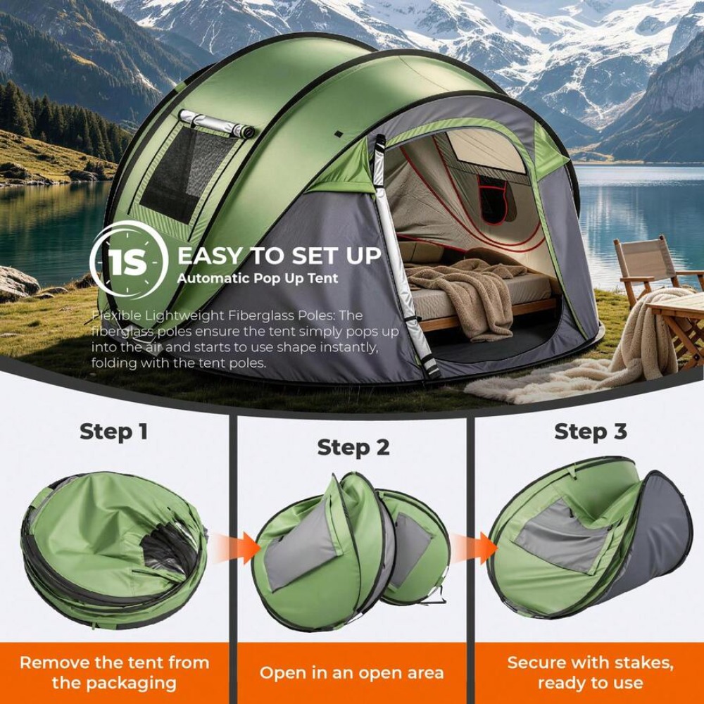 4 Person Pop Up Camping Tent I - огляд і ціна Outdoor Power Outlet Cover