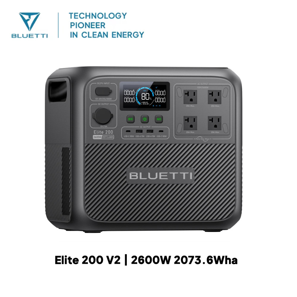 【Renew】BLUETTI Elite 200 V2 Po - огляд і ціна Outdoor Power Source