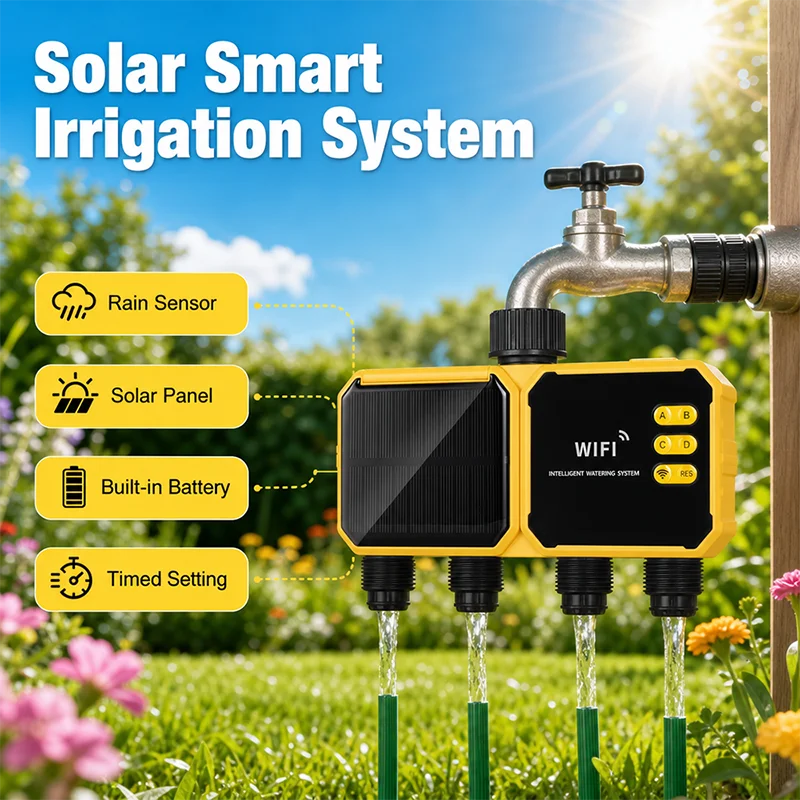 Smart 2/4 Zones Solar Powered  - огляд і ціна Power Zone Outdoor Timer