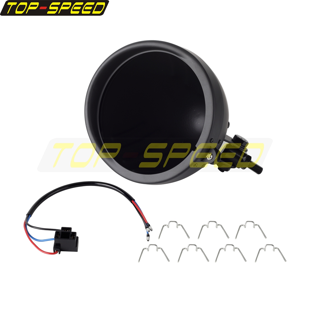 Black/Chrome Motorcycle Headla - огляд і ціна Outdoor Power Products