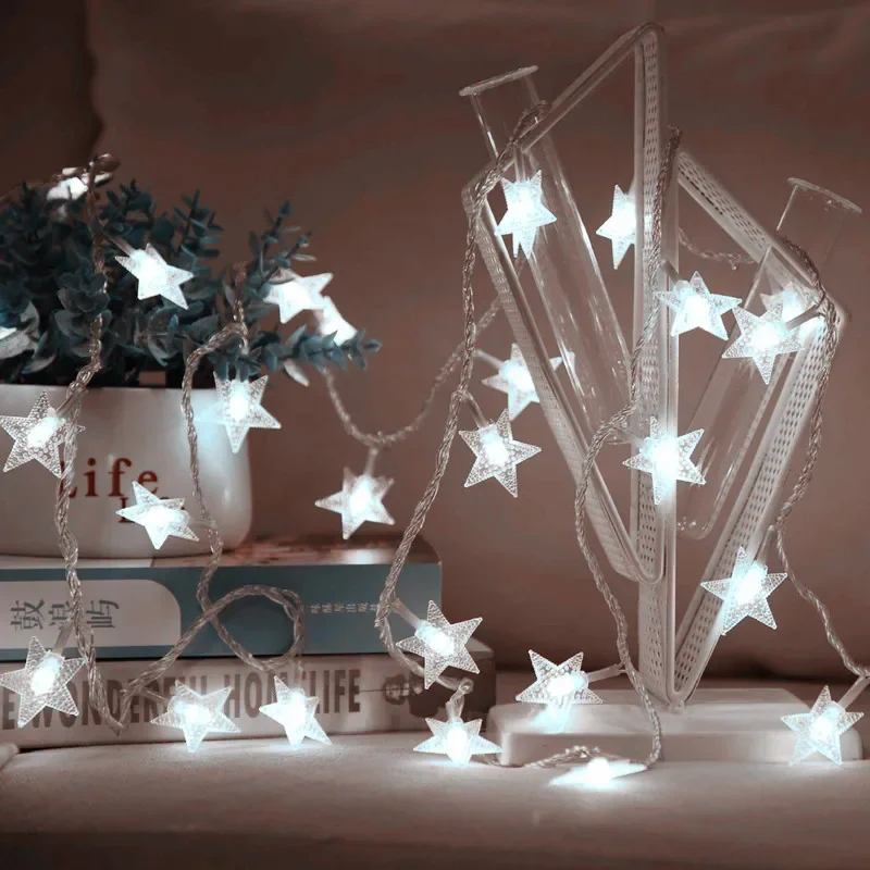 Battery Power Festoon Star Fai - огляд і ціна Outdoor Power For Christmas Lights